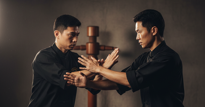 Wing Chun self-defence training